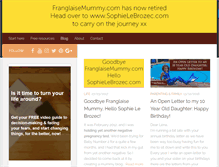 Tablet Screenshot of franglaisemummy.com